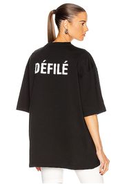Balenciaga Defile XL Fit T Shirt in Black
