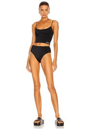 Balenciaga Two Piece Tank Swim Set in Black