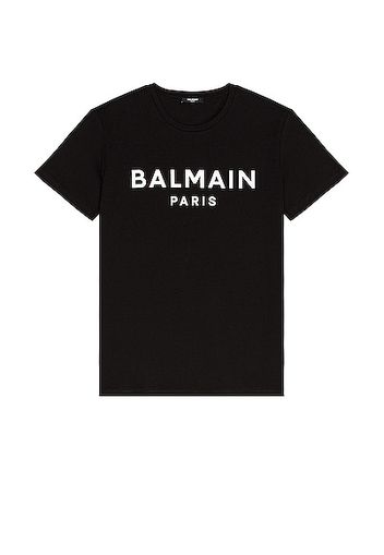 BALMAIN Printed T-Shirt in Black