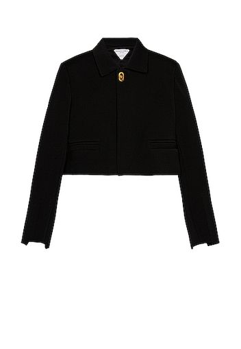 Bottega Veneta Cropped Jacket in Black