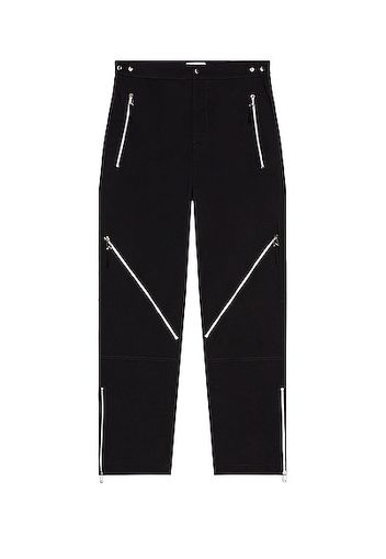 Bottega Veneta Light Cotton Canvas Trouser in Black