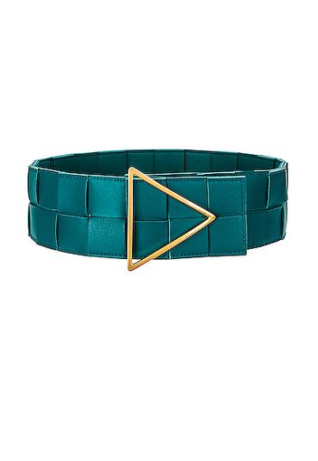 Bottega Veneta Intreccio Triangle Belt in Blue