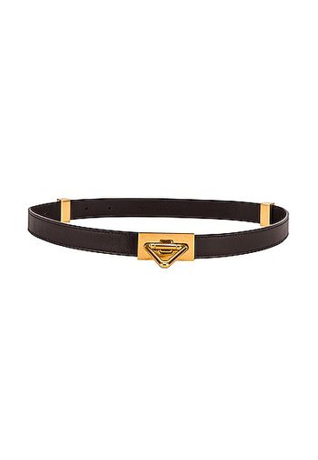 Bottega Veneta Triangle Slit Belt in Brown