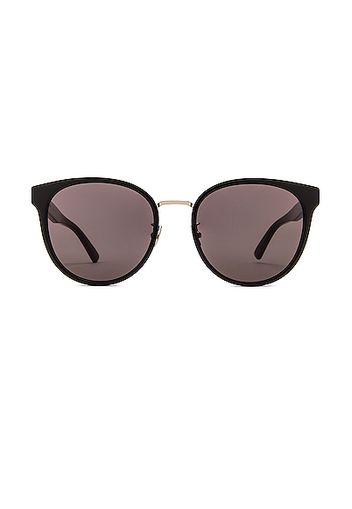 Bottega Veneta Cat Eye Sunglasses in Black