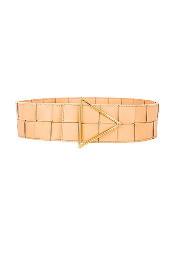 Bottega Veneta Maxi Intreccio Belt in Pink