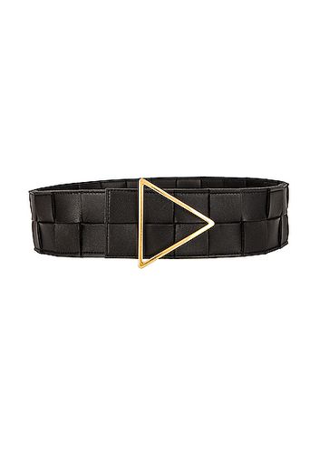 Bottega Veneta Maxi Intreccio Belt in Black