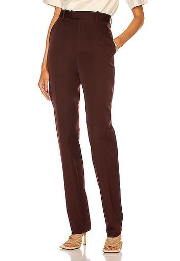 Bottega Veneta Sartorial Grain De Poudre Pant in Burgundy