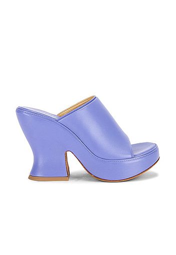 Bottega Veneta Wedge Sandals in Purple