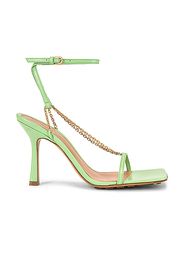 Bottega Veneta Stretch Chain Sandals in Green