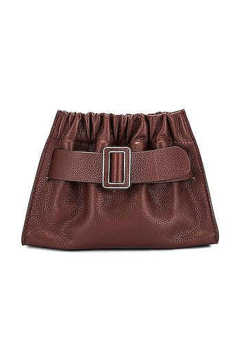 Boyy Square Scrunchy Soft Bag in Cognac