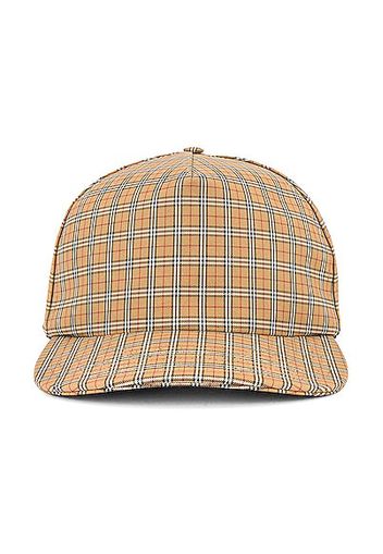 Burberry Micro Check Trucker Cap in Beige