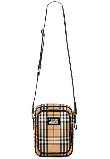 Burberry Freddie Vintage Crossbody Bag in Beige