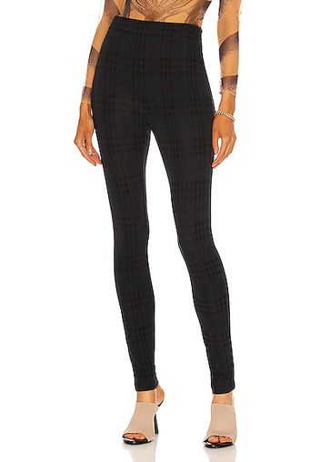 Burberry Printed Check Legging in Navy