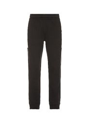 Burberry Side Check Panel Joggers in Black