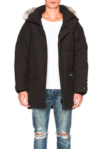 Canada Goose Emory Parka with Coyote Fur in Black