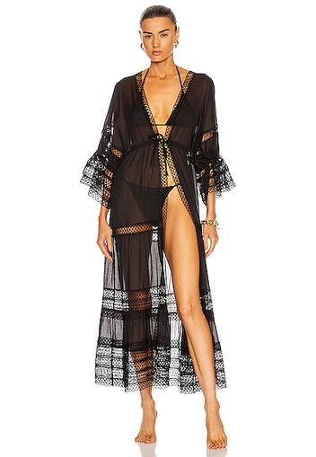 Charo Ruiz Ibiza Claire Kaftan in Black