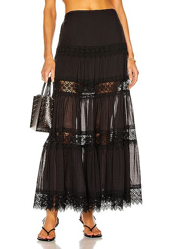 Charo Ruiz Ibiza Ruth Skirt in Black