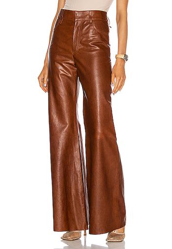 Chloe Leather Pant in Brown
