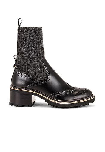 Chloe Franne Ankle Boots in Black