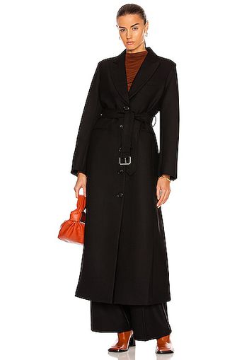 CO Belted Blazer Coat in Black