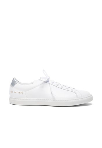 Common Projects Leather Achilles Retro Low in White