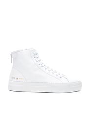 Common Projects Leather High Tournament Super Sneakers in White