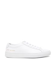 Common Projects Leather Original Achilles Low in White