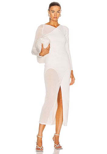 Dion Lee Shadow Inverse Dress in White