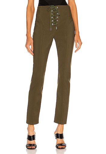 Dion Lee Contour Stitch Pant in Olive