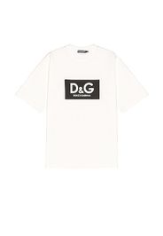 Dolce & Gabbana Logo Tee in White