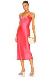 Fe Noel Slip Dress in Fuchsia