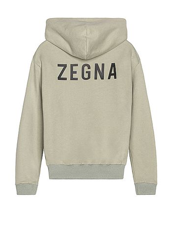 Fear of God Exclusively for Ermenegildo Zegna Slim Fit Hoodie in Green