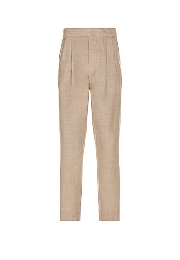 Fear of God Double Pleated Tapered Trouser in Beige