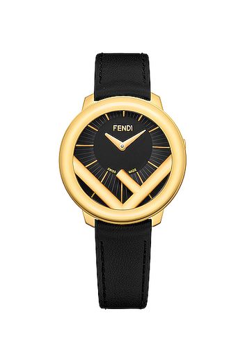 Fendi Runaway Circle Watch in Black