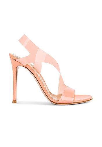 Gianvito Rossi Metropolis Slingback Heels in Peach