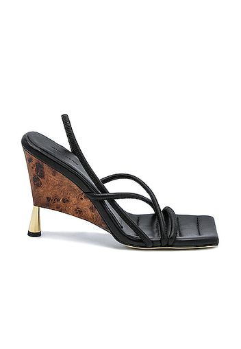 GIA/RHW Strappy Sandal in Black