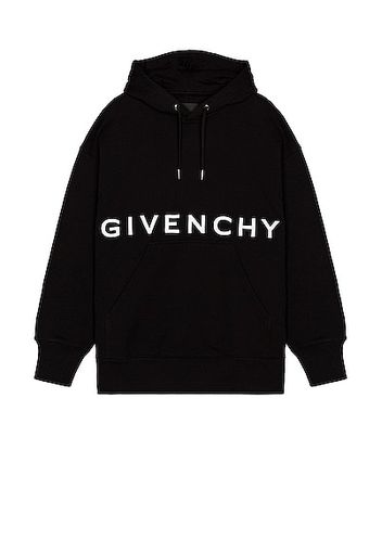 Givenchy Logo Hoodie in Black