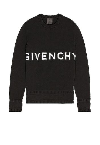 Givenchy Jersey Stitch Sweater in Black