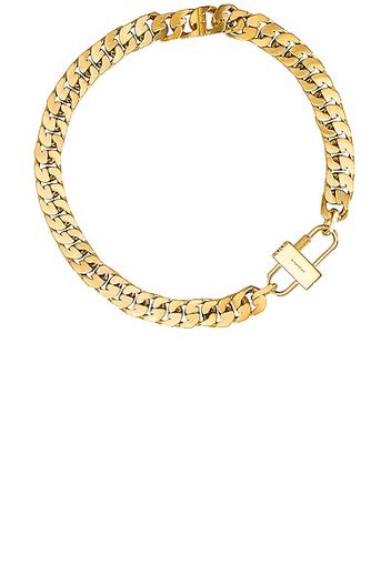 Givenchy G Chain Lock Small Necklace in Metallic Gold