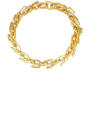 Givenchy G Link Medium Necklace in Metallic Gold