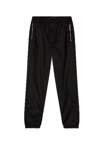 Givenchy 4G Nylon Jacquard Trouser in Black