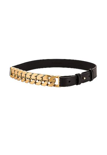 Givenchy Mid Chain Belt in Black,Metallic Gold