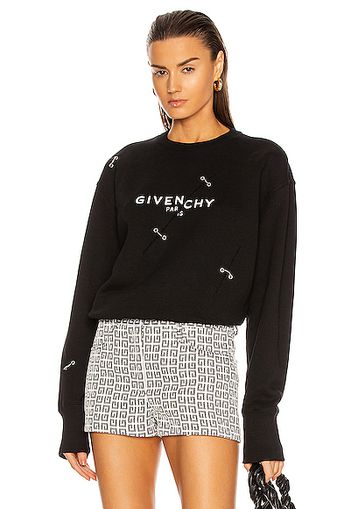 Givenchy Crew Neck Sweatshirt in Black