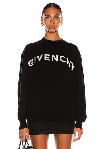 Givenchy Logo Sweater in Black