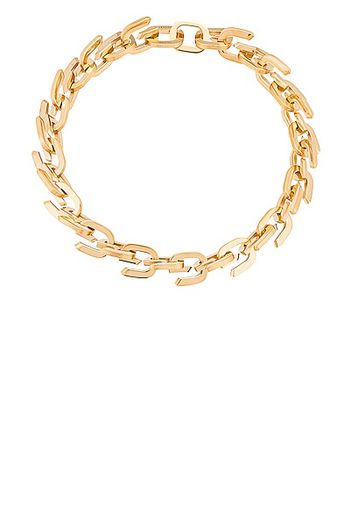 Givenchy G Link Medium Necklace in Metallic Gold