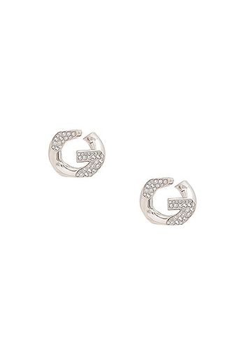 Givenchy G Chain Earrings in Metallic Silver