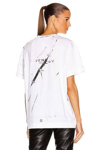 Givenchy Short Sleeve T Shirt in White