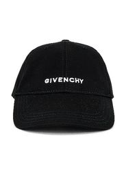 Givenchy Embroidered Logo Cap in Black