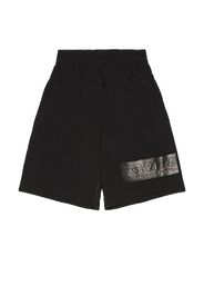 Givenchy Latex Logo Shorts in Black