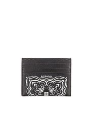 Givenchy Bandana Printed Card Holder in Black